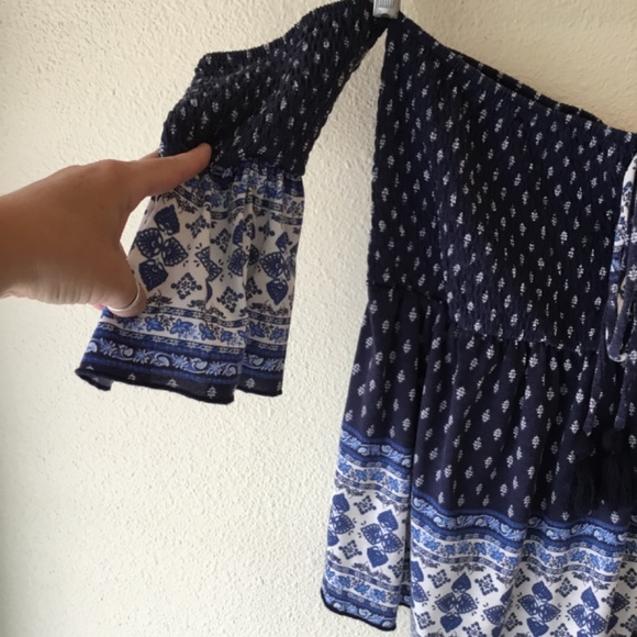 NEW! Boho Boot Barn Peasant Blouse Size Medium - Picture 5 of 11